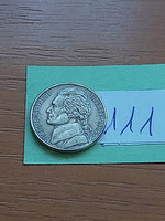 Usa 5 cents 1995 / d, thomas jefferson, copper-nickel 111