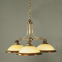 Bécsi klasszikus lámpa. Antikolt sárgaréz.  Új ára: 250.000Ft