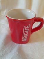 Régi, két oldalán feliratos Nescafe bögre