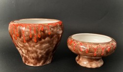 Mihály Béla Kaspó and ikebana bowl display case