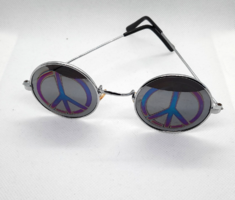 Retro mirrored sunglasses - peace -
