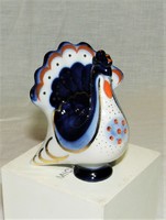 Páva - Lomonoszov porcelán figura