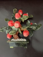 Antik kínai üveg bonsai almafa