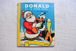 Donald Duck and Santa Claus, 1963 French-language fairy tale, story book