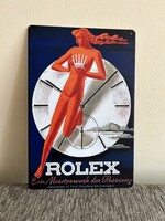Rolex metal advertising sign