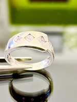 Csodás ezüst gyűrű (Montana márkájú)