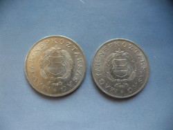 2 pieces 2 forints / 1965 , 1966 /