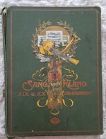 Sang und klang im xix/xx. Jahrhundert musical sheet music collection