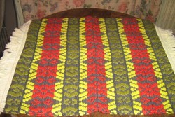 Retro folk style woven tablecloth