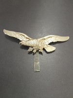 Old turul, eagle military cap badge, badge.