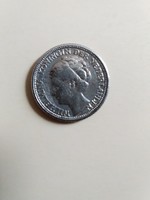 1943. Hollandia 25 cent! Ezüst!