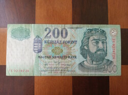 200 HUF károly róbert banknote 2007