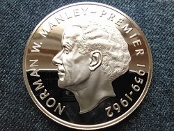 Jamaica norman w. Manley .500 Silver $ 5 1977 fm pp (id61620)