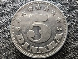 Jugoszlávia 5 Dínár 1963 (id45304)