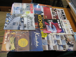 Old retro Ikea catalog booklets kitchen and bedroom 10-piece package
