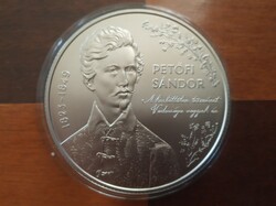 Sándor Petőfi born 200 years ago 7500 ft non-ferrous metal coin 2023