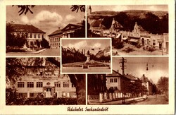 Szekszárd, Üdvözlet Szekszárdról képeslap 1950