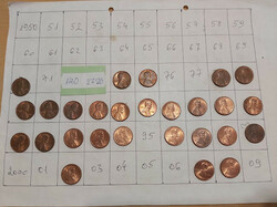 27 DB USA 1 CENT 1970 - 2008  Ábraham Lincoln  140