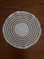 Round crochet tablecloth, medium size
