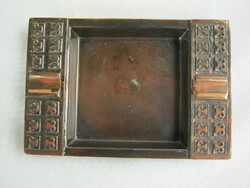 Retro ... Otto Kopcsányi industrial copper or bronze ashtray