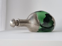 Régi Daalderop Royal Holland Pewter  likőrös üveg,dekanter -gyűjtői kuriózum
