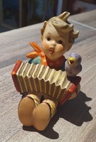 Hummel goebel accordion boy with bird