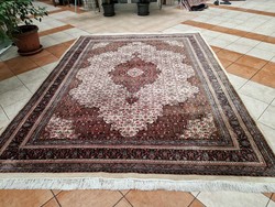Indo bidjar 244x308 hand knotted merino wool persian rug bfz450
