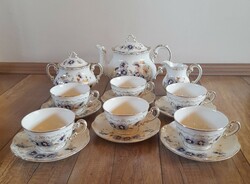 Zsolnay cornflower pattern tea set for 6 people