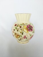 Zsolnay globe vase with butterfly collar. Flawless! (No.: 23/160.)