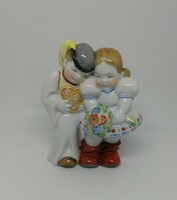 Zsolnay porcelán szerelmes pár!