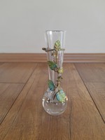 Antique Budapest commemorative glass vase