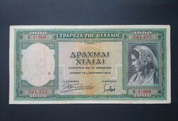 Görögország 1000 Drahma 1939 F