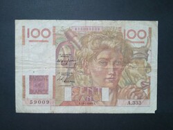 Franciaország 100 Francs 1949 VG+
