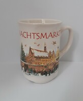 German porcelain Christmas mug