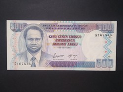 Burundi 500 Francs 1995 Unc