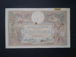 Franciaország 100 Francs 1938 VG