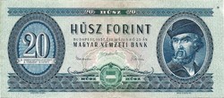 20 forint 1957 alacsony sorszám 000178 Ritka