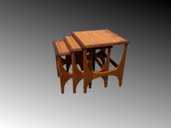 Stonehill teak folding retro table mid-century coffee table