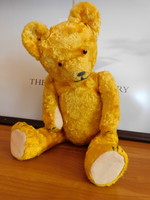 Old teddy bear stuffed with straw