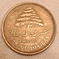 1969.  Libanon 5 Piaszter  (612)