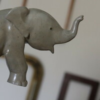 Osztrák kerámia bébi elefánt figura