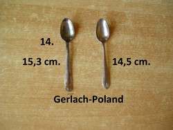 Evőeszközök: kávéskanál - 2 db.
