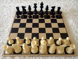 Hiánytalan bakelit műanyag Staunton verseny sakk készlet sakkfigura versenysakk sakkfigurák tábla