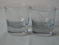 Ballantines üveg pohár ( 2 db. )