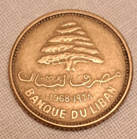 1968. Libanon 5 Piaszter  (609)