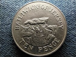 Jersey II. Erzsébet Dolmenek 10 penny 1987 (id59444)