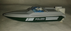 Retro polizei motorcsónak modell ( plasztik )