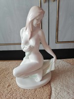 Extremely rare hand-painted aquincum porcelain nude statue based on the designs of Kaldor Aurél