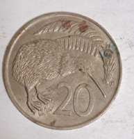 1967.   1967 ÚJ-ZÉLAND NEW ZEALAND 20 cent (382)