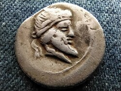 Roman Empire Quintus Titius Titia (0-90) rrc341/1 silver denarius (id64821)